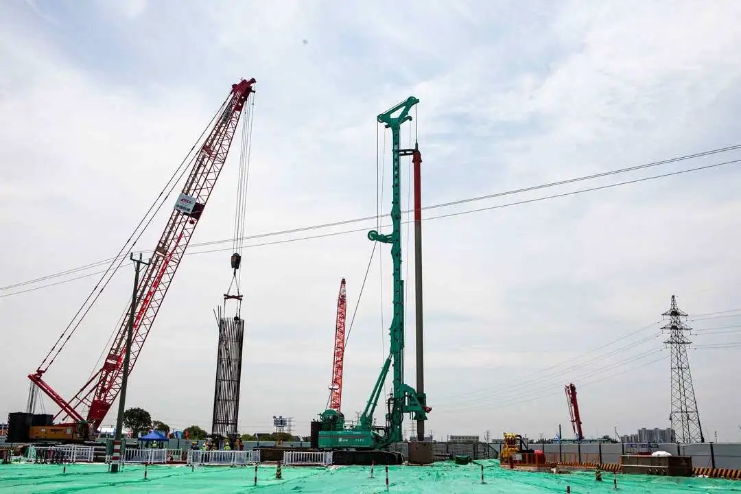 上海金泰大型旋挖机提前60天交出“新答卷” ，多快好省创新的施工纪录